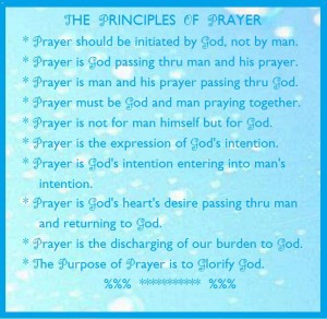 The Principles of Prayer - the Key to Prayer (Watchman Nee) - Christian ...