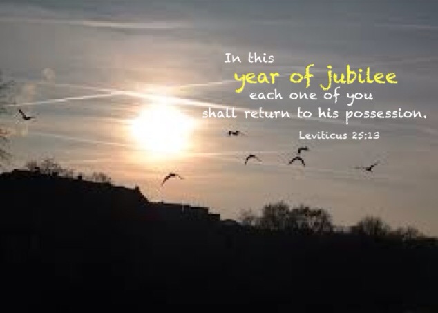 Leviticus 25:13 In this year of jubilee each one of you shall return to his possession.