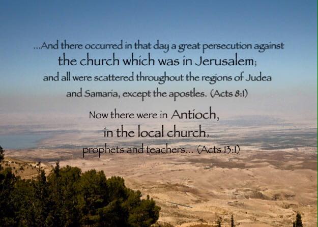 Acts 13:1 Now there were in Antioch, in the local church, prophets and teachers: Barnabas and Simeon, who was called Niger, and Lucius the Cyrenian, and Manaen, the foster brother of Herod the tetrarch, and Saul.