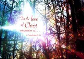 2 Cor. 5:14 For the love of Christ constrains us because we have judged this, that One died for all, therefore all died